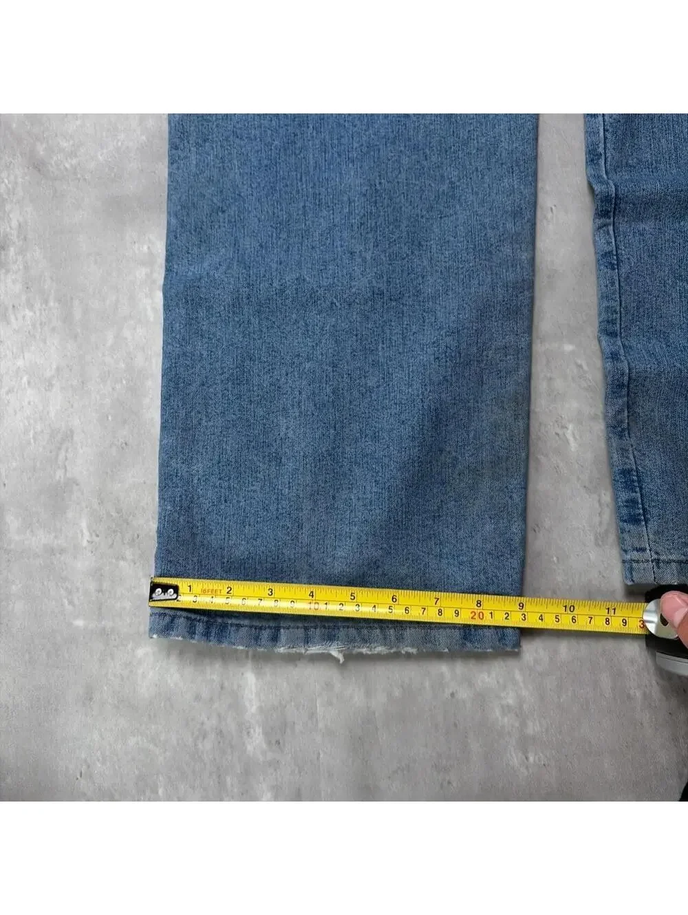 Y2K Blue Wrangler Grunge Baggy Carpenter Distressed Skater Denim Jeans